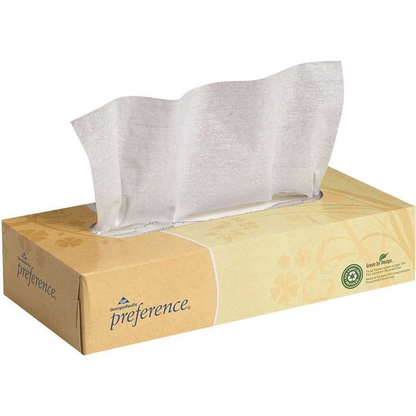 Preference 2-Ply Flat Box Facial Tissue, 30PK 48100